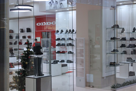 Установка антикражных систем для магазина обуви